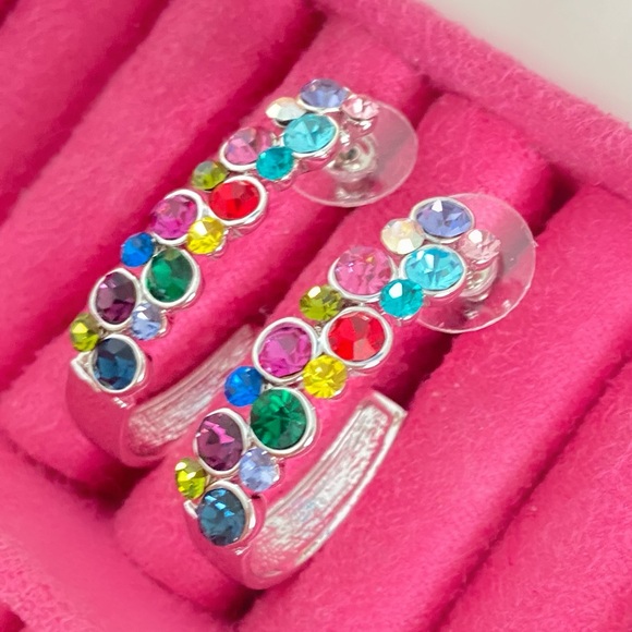 Earring Multicolored gems earrings - Picture 5 of 5